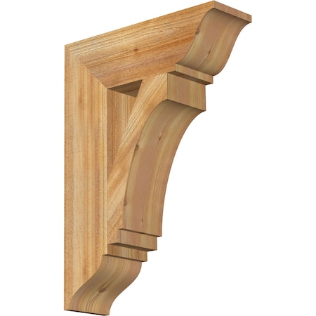 Ekena Millwork Imperial Traditional Rough Sawn Bracket, Western Red Cedar, 6"W x 20"D x 28"H BKT06X20X28IMP01RWR